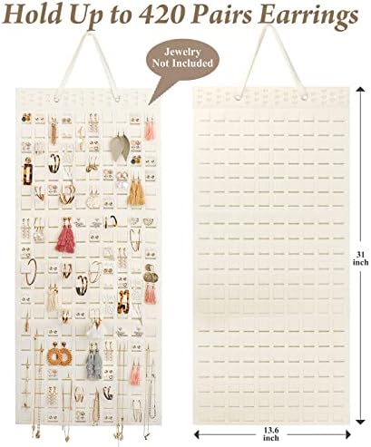 RESOVO Extra Large Hanging Earrings Organizer & Holder - Image 2