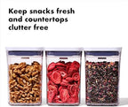 OXO Good Grips 3-PC Small Square Short POP Container Set,(Pack of 2) - Image 2