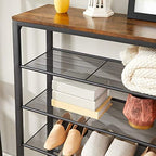 VASAGLE 6-Tier Shoe Rack, 24-30 Pairs, Metal Mesh - Image 7