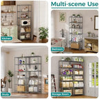 SINGAYE 6 Metal Shelves Wire Shelving Storage Shelf Adjustable Unit Pantry - Image 6