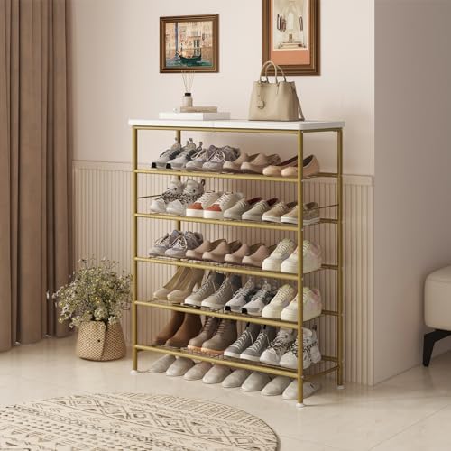 SUOERNUO 6 Tier Shoe Rack Organizer for Closet Shoe Storage for Entryway - Image 2