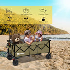 Sekey 300L Extended Collapsible Wagon, 660 lb Capacity, 48 in Long - Image 7
