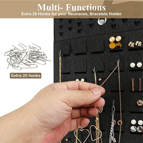 RESOVO Extra Large Hanging Earrings Organizer & Holder - Image 4