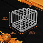 Ball Cart, Ball Storage, Basketball Cart, Volleyball, Large Metal Basket - Image 2