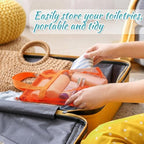 20 Pcs Mesh Beach Bags Bulk Portable Mesh Shower Caddy Bags with Zipper & 2 Pockets Hanging Toiletry and Bath Organizer for Beach Gym Camp Swimming Travel College Dorms (Fluorescent Color) - Image 5