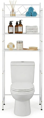 Home Zone Living Over-the-Toilet Bathroom Storage Cabinet Organizer - Image 4