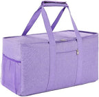 Extra Large Utility Tote Bag - Reusable Grocery Bags Foldable Heavy Duty by XINFULLWOL