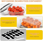 52 PCS Food Storage Containers with Lids Airtight (26 Lids & 26 Containers) - Image 4