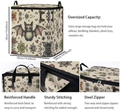 2pcs blanket storage bag for under bed,closet organizers 95L - Image 3