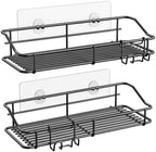 Nieifi Shower Caddy Adhesive, Shower Shelves, Shampoo Holder for Bathroom by Nieifi