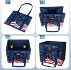 BALEINE 3PK Reusable Grocery Bags, Heavy Duty Shopping Tote Bag - Image 7