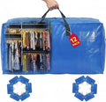 Moving Bags Heavy Duty,Extra Large Moving Bags for Travel/College Packing/Storage/Organization/Seasonal Clothes & Bedding Storage,Moving Supplies Bins,Compatible with Ikea Frakta Cart (SkyBlue,6Pcs) by Unknown