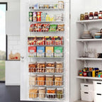 ElegantArray 8-Tier Pantry Door Organizer, White by Unknown