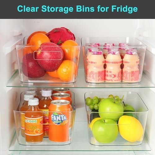 Heyuzb Clear Storage Organizer Bins, Pantry Organizers and Storage - Image 3