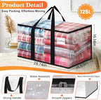 Moving Bags, Extra Large Heavy Duty Storage Bags, 125L, 10 Packs - Image 3