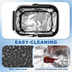 PGmoon Cleaning Caddy Organizer with Handle,Black - Image 5