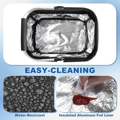 PGmoon Cleaning Caddy Organizer with Handle,Black - Image 5