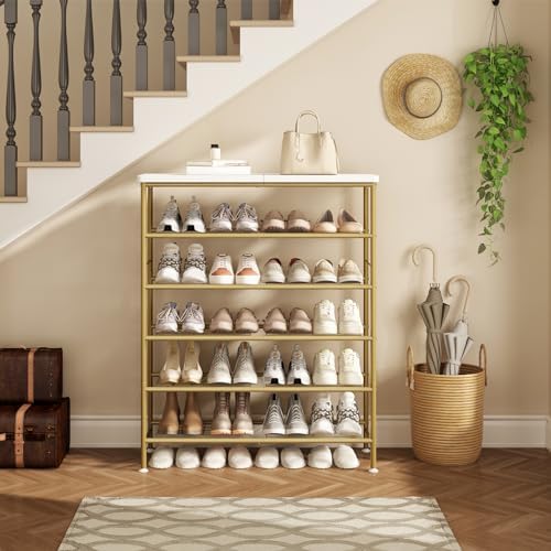 SUOERNUO 6 Tier Shoe Rack Organizer for Closet Shoe Storage for Entryway - Image 3