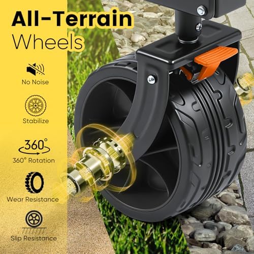 Sekey 300L Extended Collapsible Wagon, 660 lb Capacity, 48 in Long - Image 4