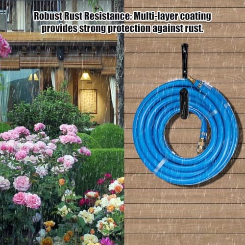 KURUI 15" Heavy Duty Garage Storage Hooks, 8 Pack Wall Mount Kayak Rack - Image 7