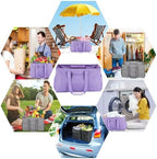 Extra Large Utility Tote Bag - Reusable Grocery Bags Foldable Heavy Duty - Image 6