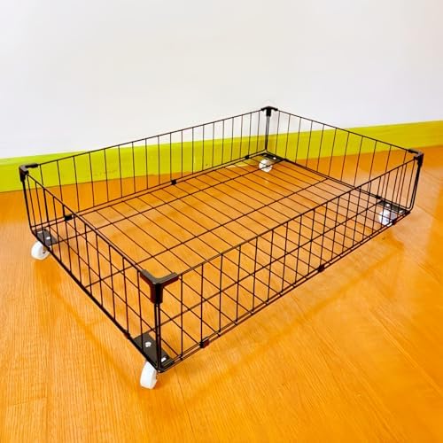 4 Pack Larger Under Bed Storage With Wheels,Rolling Under Bed Drawer,Under Bed Shoes Storage,Open Design, Large capacity,Suitable For Various Storage by Unknown