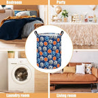 Round Laundry Basket Collapsible Storage Hamper Organizer Ball Sports - Image 3