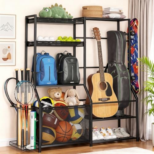 Garage Sports Equipment Organizer, Golf Bag Storage Rack - Image 5