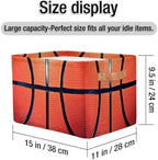 Basketball Storage Basket Toy Storage Bins Collapsible Cube Organizer - Image 4