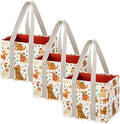 VENO 3 Pack Heavy Duty Reusable Grocery Shopping Bags Utility Tote by Veno