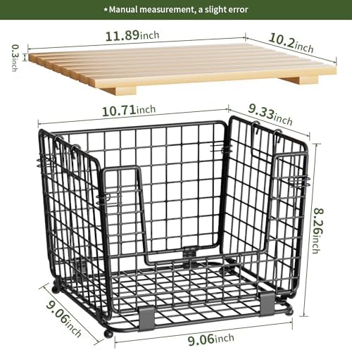 2 Pack Stackable Potato Onion Bins, Pantry Organizers and Storage - Image 6