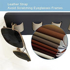 Sunglasses Organizer Wall Mounted Wood Sunglass Holder for Home Glasses Holder/Sunglasses Rack,Home Decor (Gray-1pcs-long) - Image 4