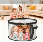 4-Piece Hat Storage Box, a Large-Capacity, Foldable, Transparent and Multi-Functional Organizer With Handle, Suitable for Storing Cowboy Hats, Top Woolen Hats Baseball Caps - Image 5