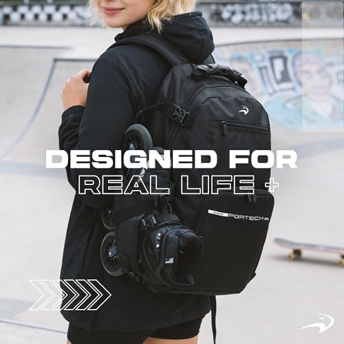 Flying Eagle Portech Travel Backpack - Urban Inline Skates Sports Backpack, Skating Bags, Travel Bag, Inline Skate Bag for Women & Men, Sports Equipment Organizer, Skate Accessories - Image 6