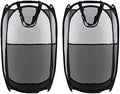 Collapsible Pop Up Laundry Hamper, Extra Large Mesh Foldable Laundry Basket Bag, 28" x 16" x 16", 2 Pack (Black) by BuyongwantJewelry