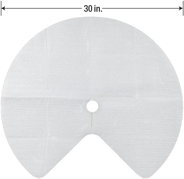 Smooth Top EasyLiner Lazy Susan Liner Kit – Easy-to-Install Circular Non-Slip Lazy Susan Shelf Liner, Kitchen Cupboards and Shelves, 30 in Diameter, White, 2-Pack - Image 8
