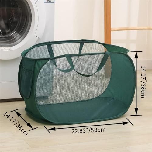 5 Pcs Collapsible Laundry Baskets, Pop-up Laundry Hamper - Image 4