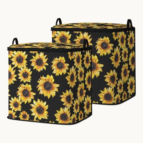 2pcs blanket storage bag for under bed,closet organizers 95L by BestSellers