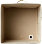 Amazon Basics Collapsible Fabric Storage Cubes Organizer with Handles, Sturdy Storage Bins for Organization, 10.5" x 10.5" x 11", Beige, 6-Pack - Image 3