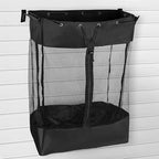 Slatwall Baskets,Hanging Slatwall Accessories with Take and Go Design,(26 * 18 * 11'') Large Mesh Slatwall Organizer with Easy Access Zipper Adjustable Shoulder Strap for Home Sport Garage Storage by SKIPWALL