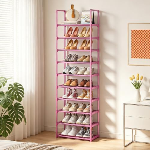 OYREL Metal Shoe Rack,Sturdy Stackable Shoes Organizer - Image 7
