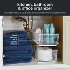 madesmart Premium Two Tier Organizer, Clear - Image 5