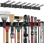 TIDYME Garage Wall Organizer, Shovel Holder Wall Mount, 64" Double Hooks by Tidyme