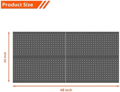 Ultrawall Metal Pegboard Wall Panels, Peg Boards for Garage Tool Storage - Image 3