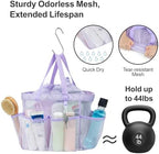 Mesh Shower Caddy Portable with Drawstring - 2-Handle Shower Bag for Dorm - Image 4