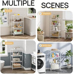 SINGAYE 4 Metal Shelves Wire Shelving Storage Shelf Adjustable Unit Pantry - Image 6