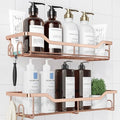 Kitsure Shower Caddy, Adhesive Shower Organizer, Large, Rose Gold by Kitsure