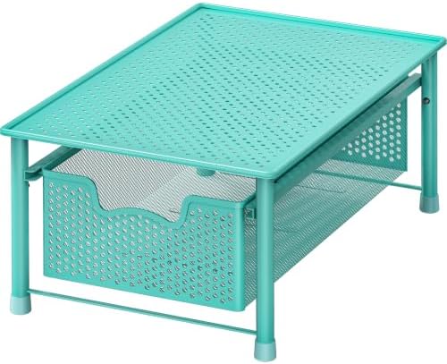 Simple Houseware Stackable Cabinet Basket Drawer Organizer, Turquoise by SimpleHouseware