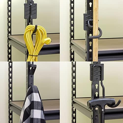 Wallmaster Boltless Shelving Hooks for 1.5 inch Keyhole Shelving Unit 7 Pcs - Image 5