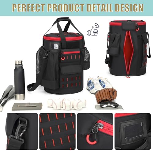 Baseball Bucket Bag Baseball Coaching Accessories Organizer - Image 4